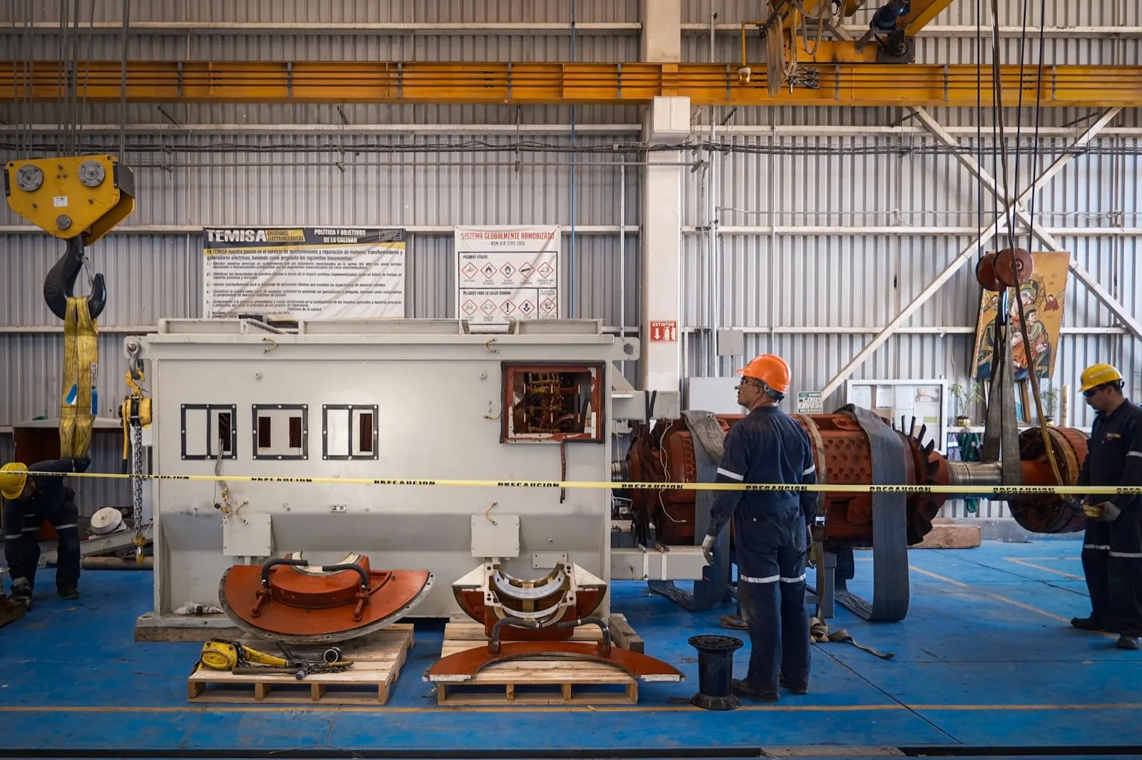 Piso de taller de TEMISA Power Gen en Tlajomulco